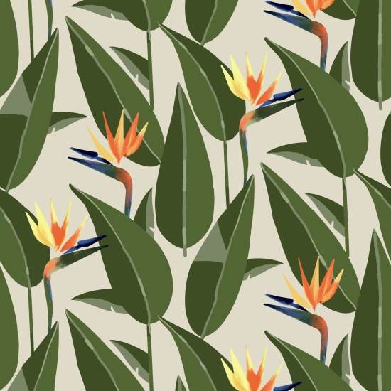 Birds of Paradise Sand Wallpaper