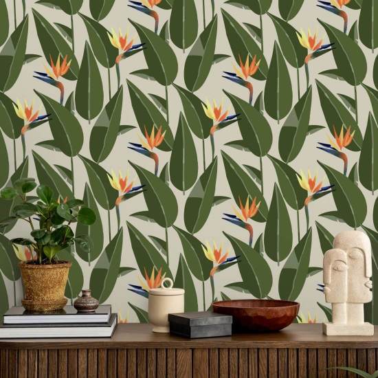 Paradisets fåglar Sand Bakgrund