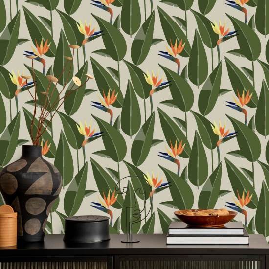 Paradisfuglene Sand Bakgrunn