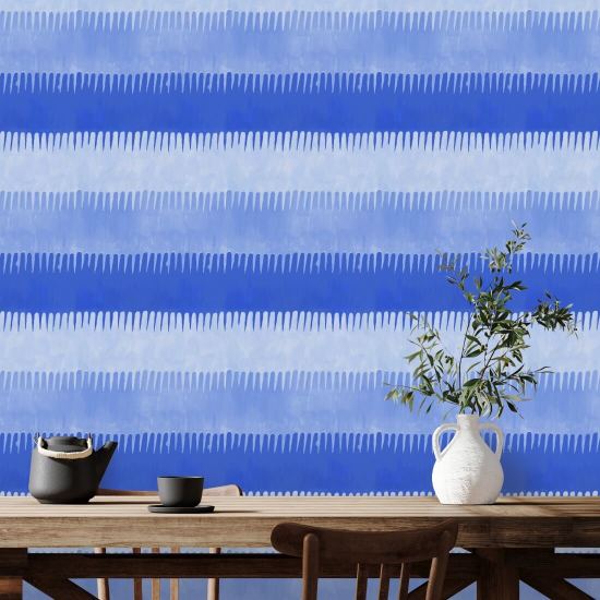 Cabana Stripe Blues Bakgrunn