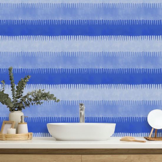 Cabana Stripe Blues Hintergrundbild