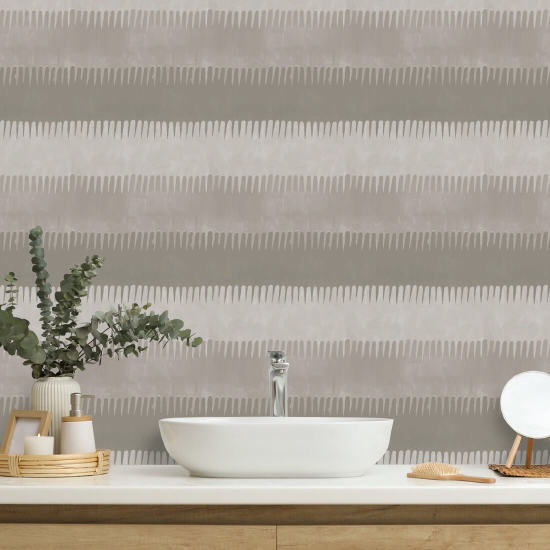 Cabana Stripe Papier peint Tans