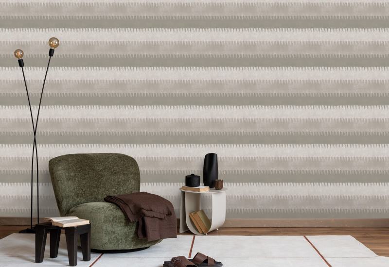 Cabana Stripe Papier peint Tans