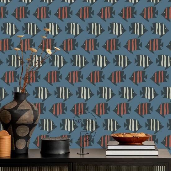 Rannikkokalat Rapu punainen taustakuva