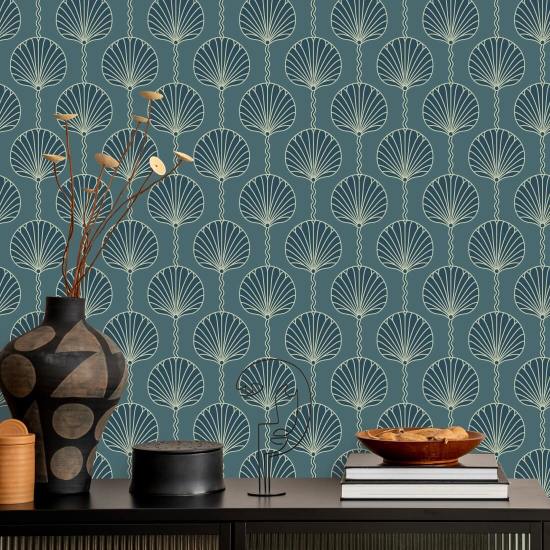 Lirio Deco Fondo de pantalla Dolphin Blue