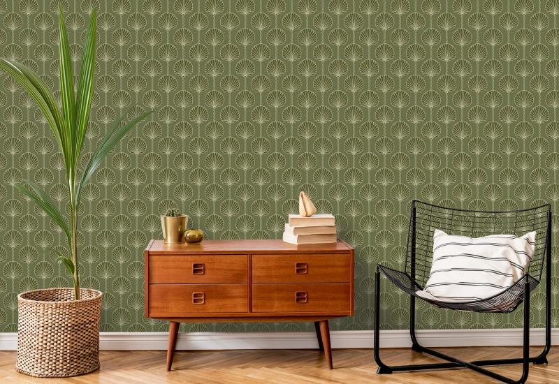 Deco Lilja Olive Bakgrund