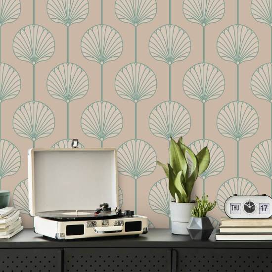 Deco Lily Groß Tapete „Rosa Sand“