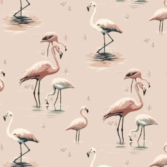 Flamingo Pink Wallpaper