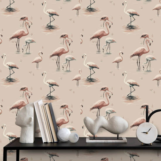 Flamingo Pink Wallpaper