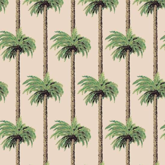 Palmeras Tiki retro Fondo de pantalla bronceado