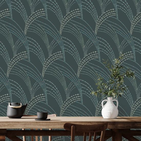 Erva marinha Papel de parede Black Moss