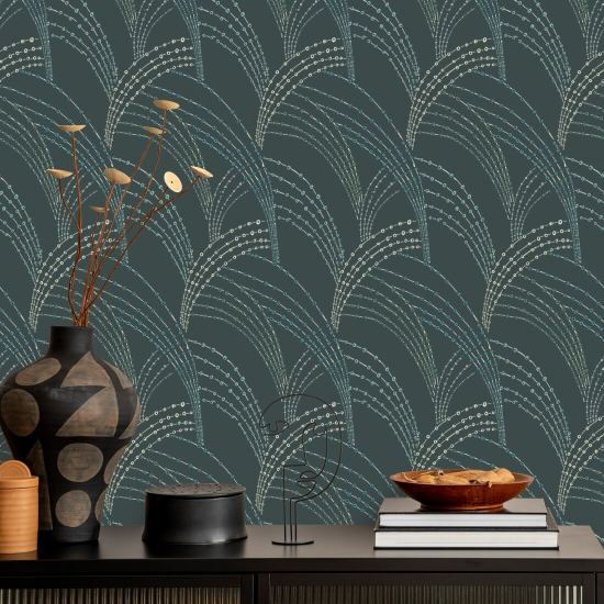 Erva marinha Papel de parede Black Moss