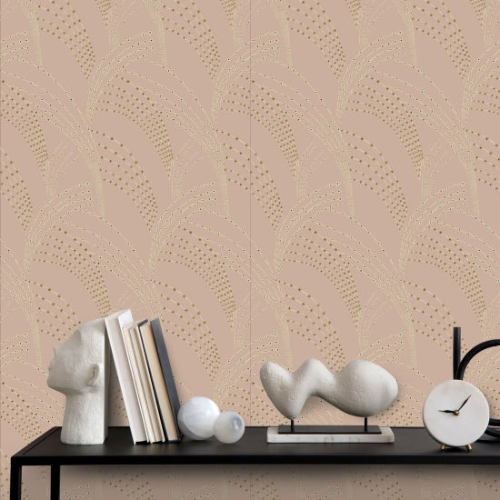 Herbe de mer Papier peint Mauve