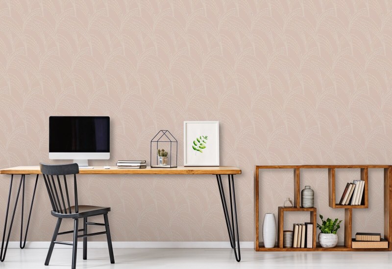 Erva marinha Papel de parede rosa