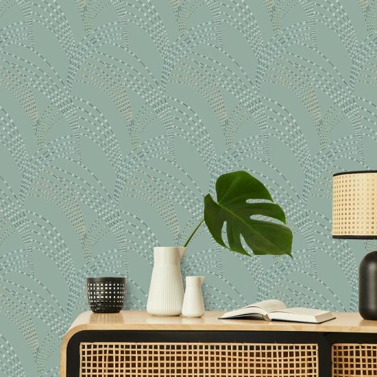 Erba marina Carta da parati Seafoam Green