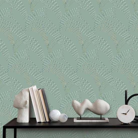 Erba marina Carta da parati Seafoam Green