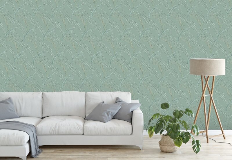 Sea Grass Seafoam Green Wallpaper