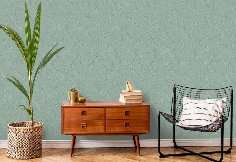 Erba marina Carta da parati Seafoam Green
