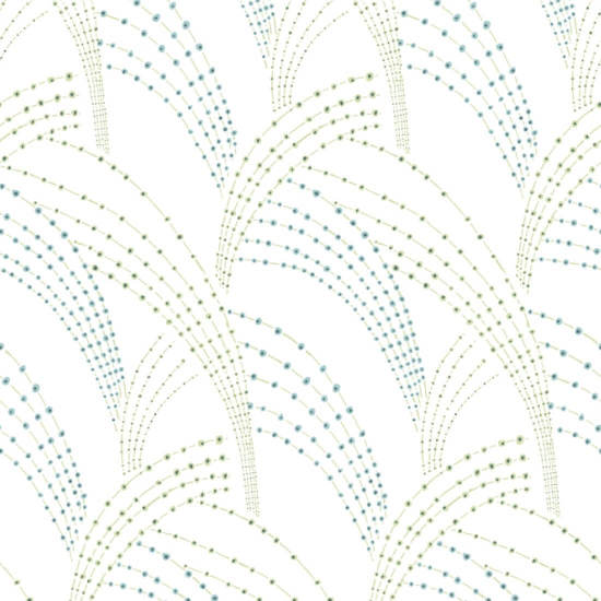 Herbe de mer Papier peint blanc