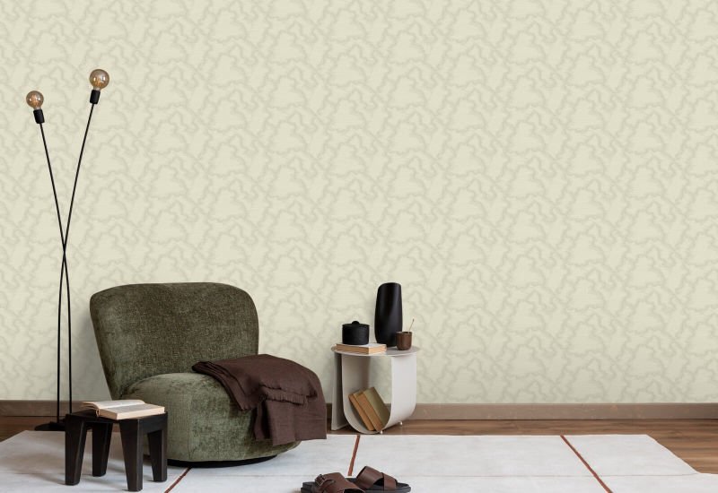 Electric Ripple Linen Wallpaper