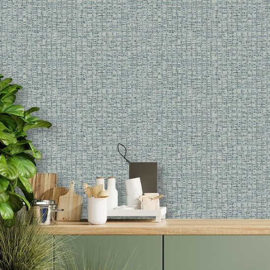Atomic Weave Blue Gray Wallpaper