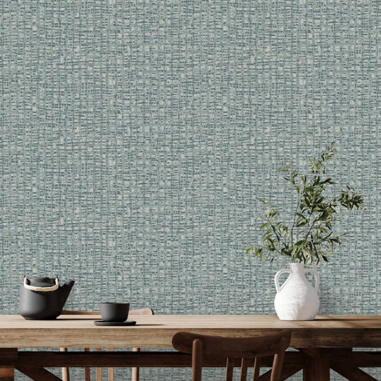 Atomic Weave Blue Gray Wallpaper