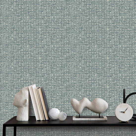 Atomic Weave Blauwgrijs behang