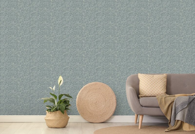 Atomic Weave Blue Gray Wallpaper