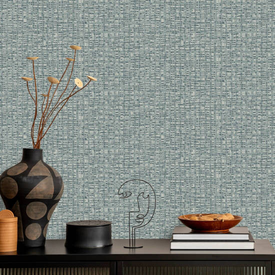 Tejido atómico Fondo de pantalla azul gris