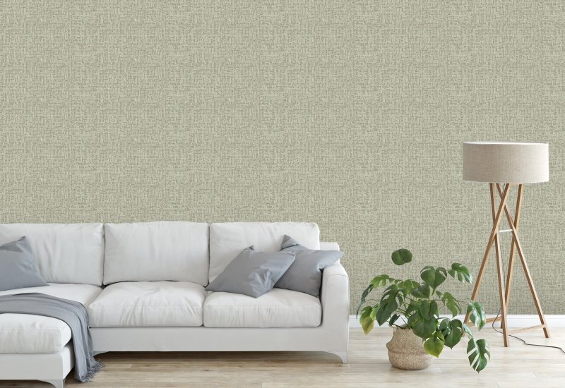 Atomic Weave Pale Green Wallpaper