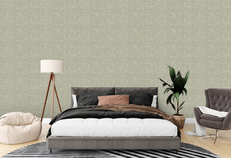 Atomic Weave Pale Green Wallpaper