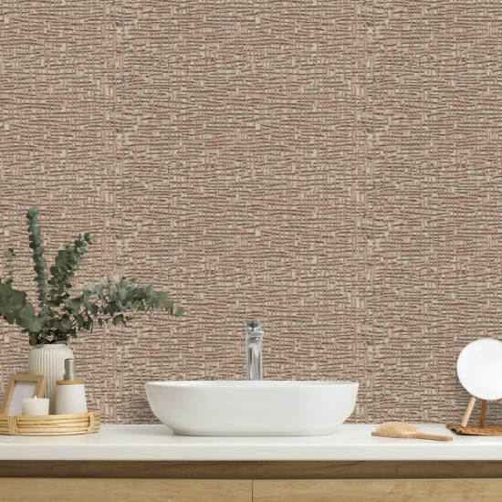 Atomic Weave Sunset Terrazzo Wallpaper