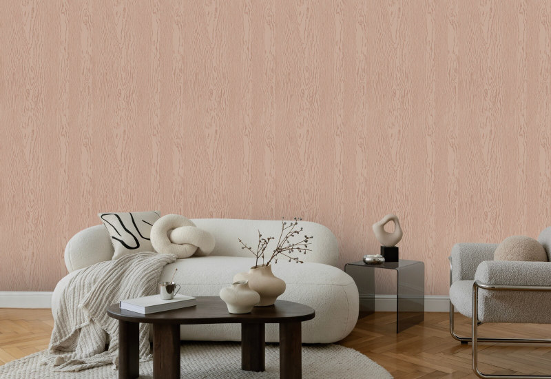 Madeira urbana Papel de parede Clay Brown Wood