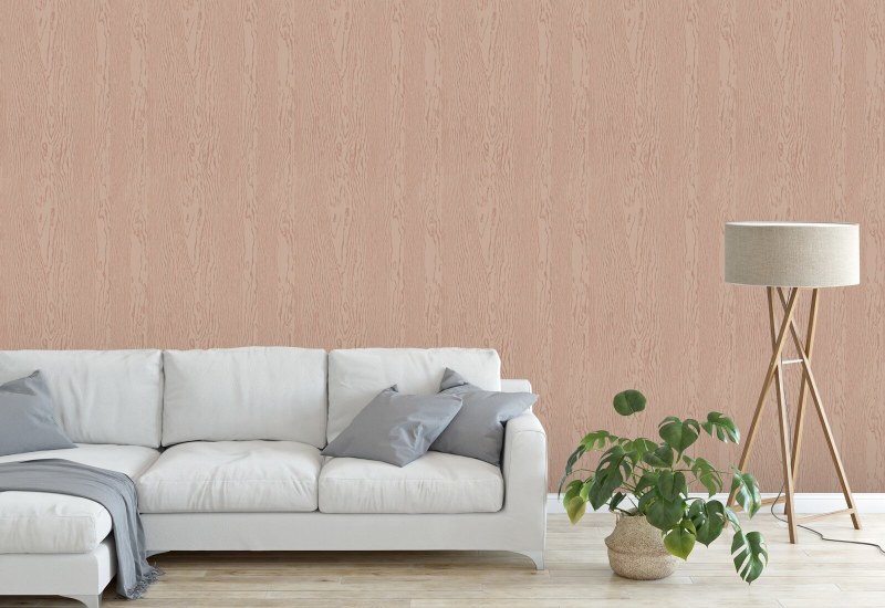 Bois urbain Papier peint en bois Clay Brown