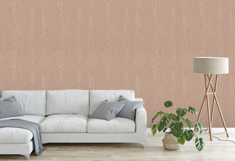 Urban Timber Clay Brown Wood Wallpaper