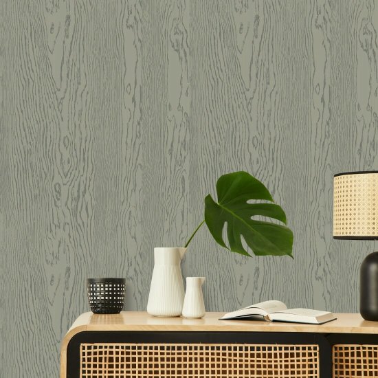 Bytømmer Sage Green Wood Baggrund