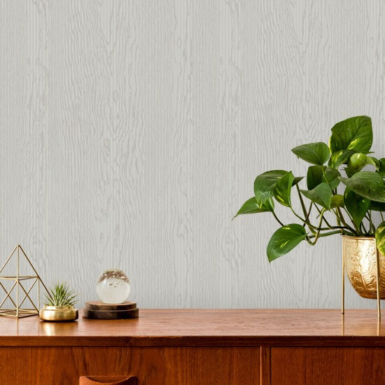 Urban Timber Grey White Wood Wallpaper