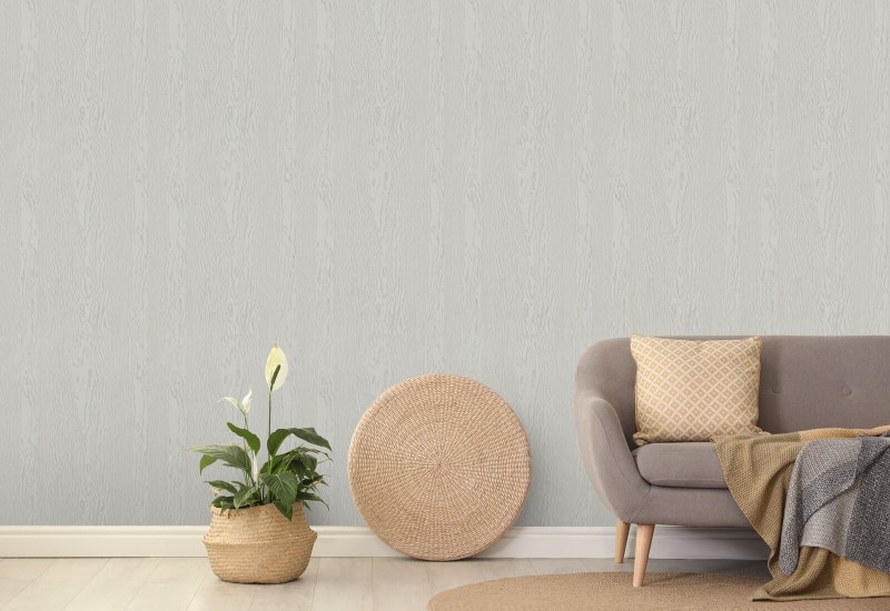 Urban Timber Grey White Wood Wallpaper