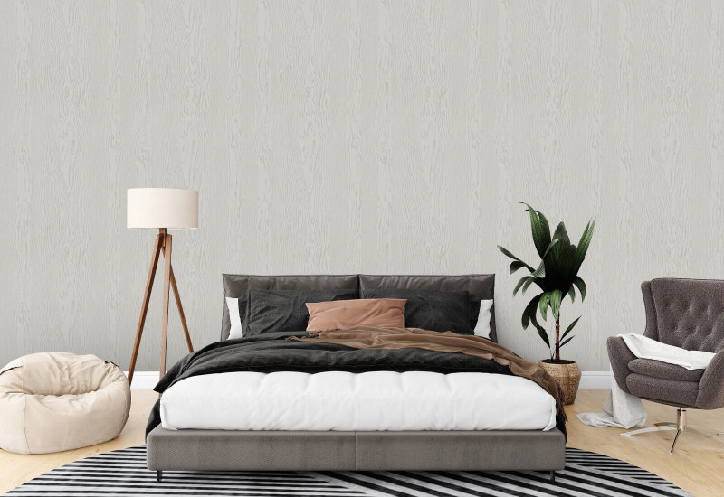 Madera urbana Papel pintado de madera blanca gris