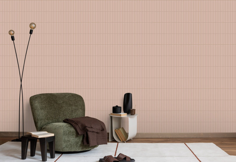 Høje fliser Soft Blush Baggrund