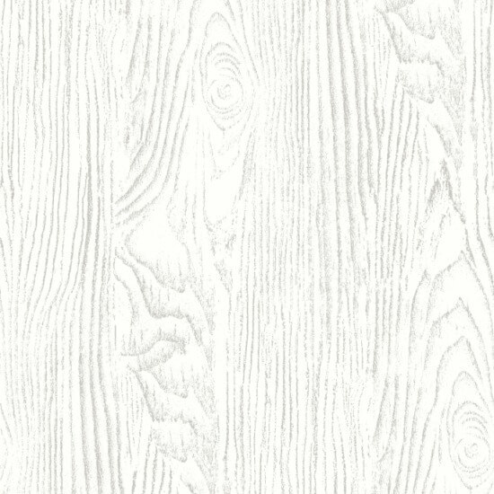Faux Bois Woodgrain Gray White Wood Wallpaper