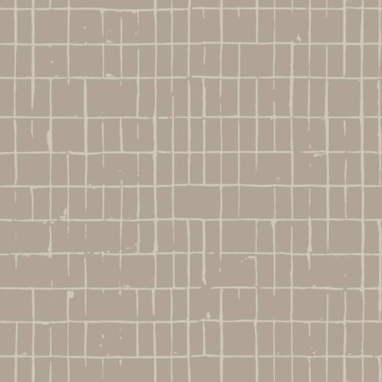 Fractured Grid Earthen Beige Wallpaper