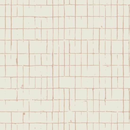 Fractured Grid Sunset Cream Wallpaper