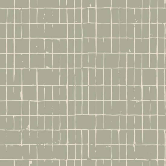Fractured Grid Sage Wallpaper