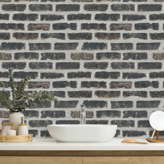 Bucktown Alleyway Brick Wallpaper