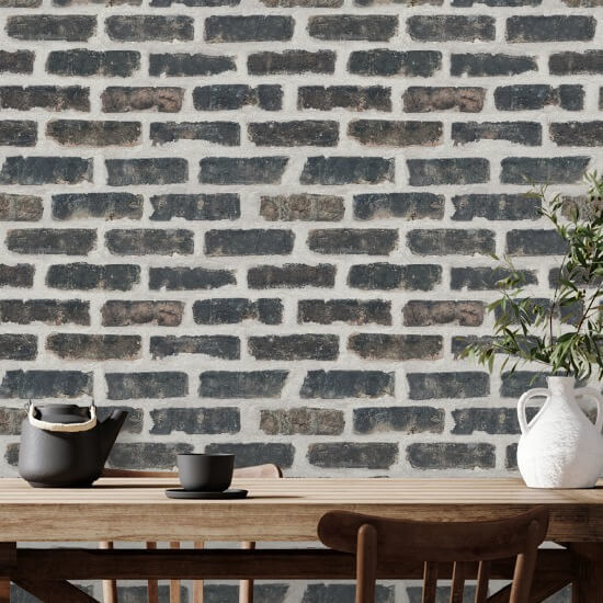 Bucktown Alleyway Brick Wallpaper