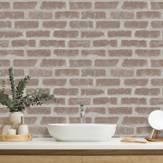 Bucktown Fadet Clay Brick Baggrund