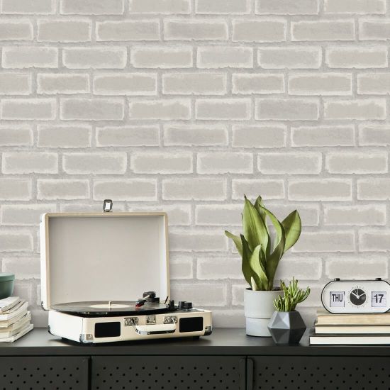 Wrigley Papier peint Chalk White Brick