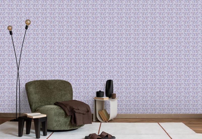 Torn og blomst Lilac Amethyst Blomsterbakgrunn