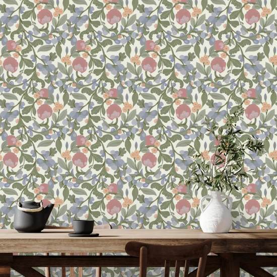 Bosque em brotamento Papel de parede floral Spring Blossom